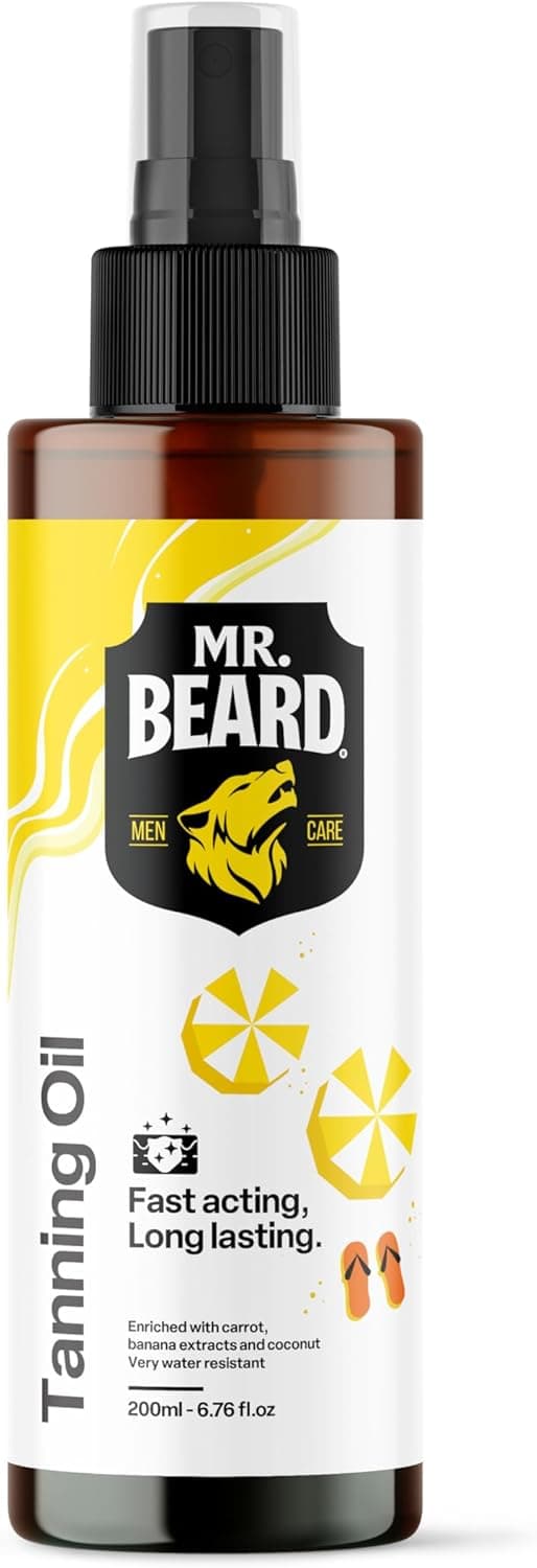 Mr. Beard Natural Deep Tanning Oil - 200Ml